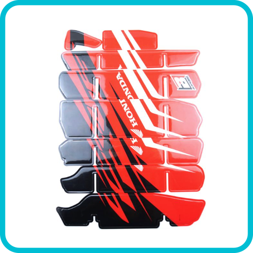 HONDA CRF250 2022 RAD LOUVER DECAL, BLACKBIRD A109N