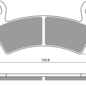 POLARIS  RANGER, BRUTUS, GENERAL, RZR BRAKE DISC PADS FRONT & REAR FA452