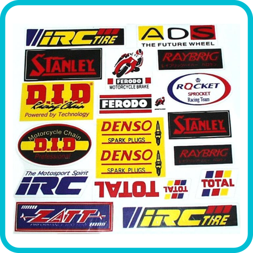 STICKER SET SHEET B 24x24CM