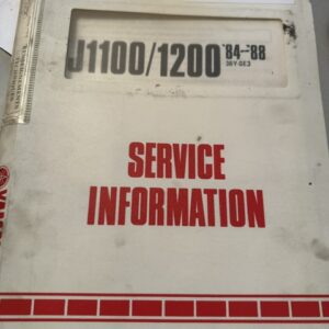 YAMAHA FJ1100 & FJ1200 36Y-SE3 (1984-88) GENUINE YAMAHA SERVICE INFORMATION BOOK (PRE-OWNED)
