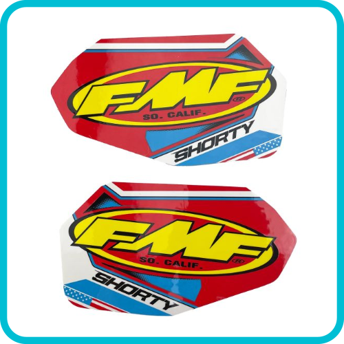 Sticker Vinyl Decal Shorty Exhaust Silencer - FMF 014845
