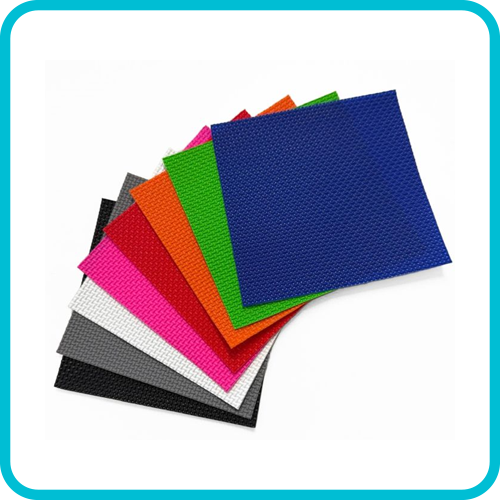 UNIVERSAL GRIPPY WATERPROOF SEAT COVER SAMPLE 87-8701 COLOURS 100mm x 100mm