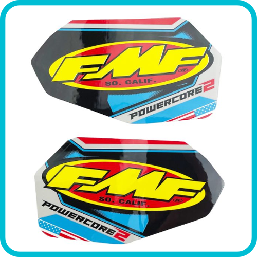 Sticker Vinyl Powercore 2 Exhaust Silencer - FMF 014844