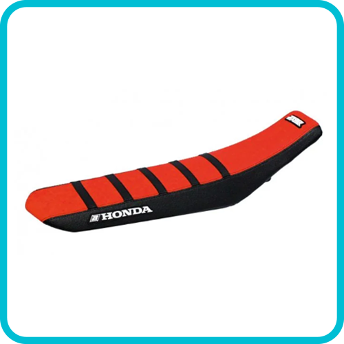 HONDA CRF 250R 22-25 450R 21-25 BLACK/RED ZEBRA SEAT COVER, BLACKBIRD 1149Z1