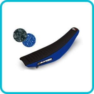 YAMAHA WRF450 2012-16 BLACK/BLUE GRIP, BLACKBIRD SEAT COVER 1247X