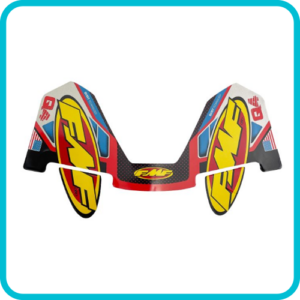 Sticker Vinyl Q4 Hex Exhaust Silencer Aluminum Wrap Decal - FMF 014843