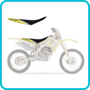 SUZUKI RM250 10-12 SEAT COVER TRIBAL SKULL 2