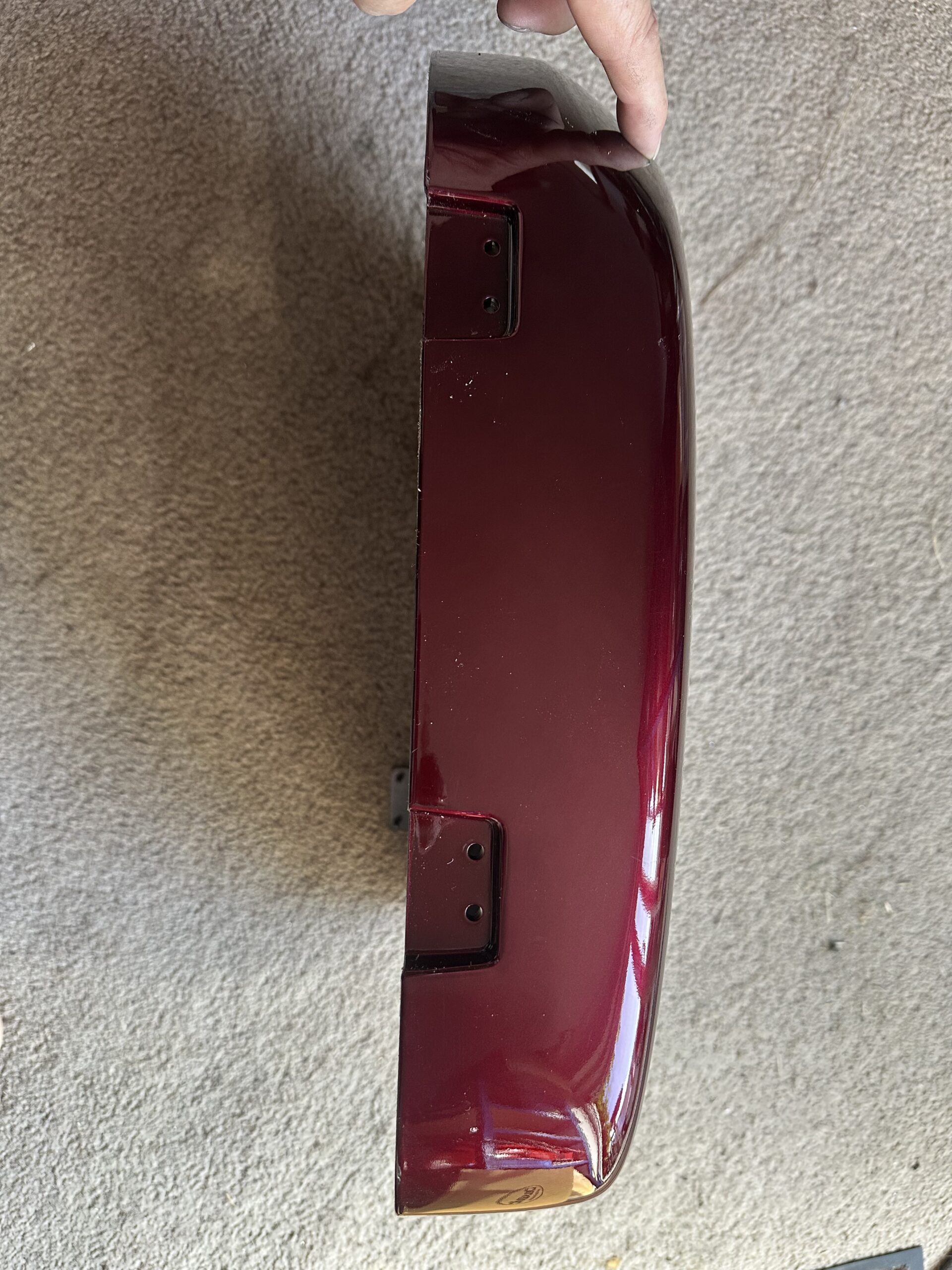 HONDA ST1100 PAN EUROPEARN SC26 (1990-01) R/H PANNIER LID Candy Wineberry Red **NEW** 81450-MT3-405-ZC - Image 3