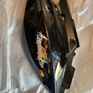 PULSE ADRENALINE, LEXMOTO ADRENALINE R/H REAR SIDE PANEL IN GLOSS BLACK WITH STICKER NEW! MMPLARHSPWSB