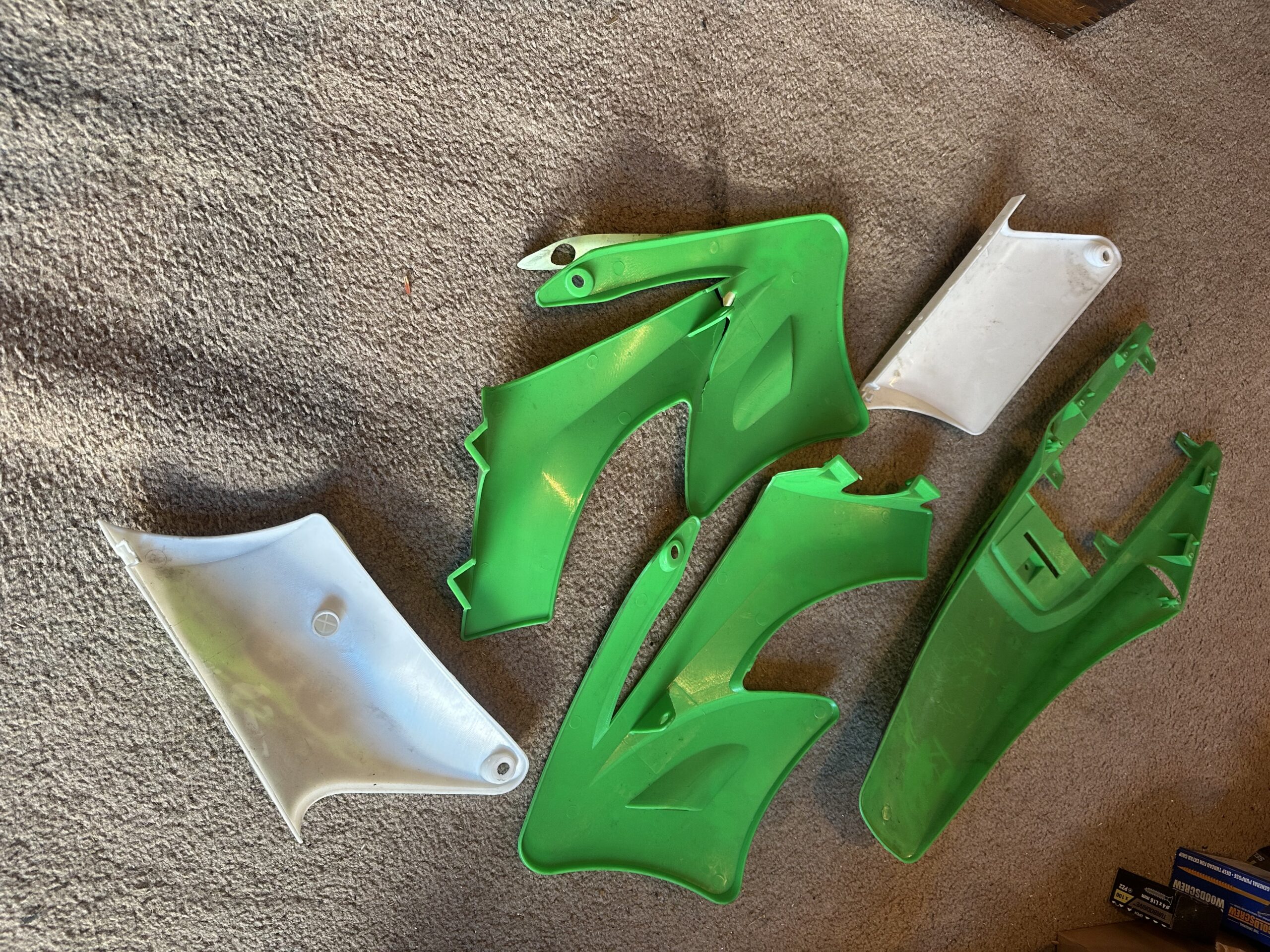 ASSASSIN 110 MK2 PIT BIKE PLASTIC SET IN GREEN NOS (SEE DISCRIPTION) MMPAPBPS - Image 3
