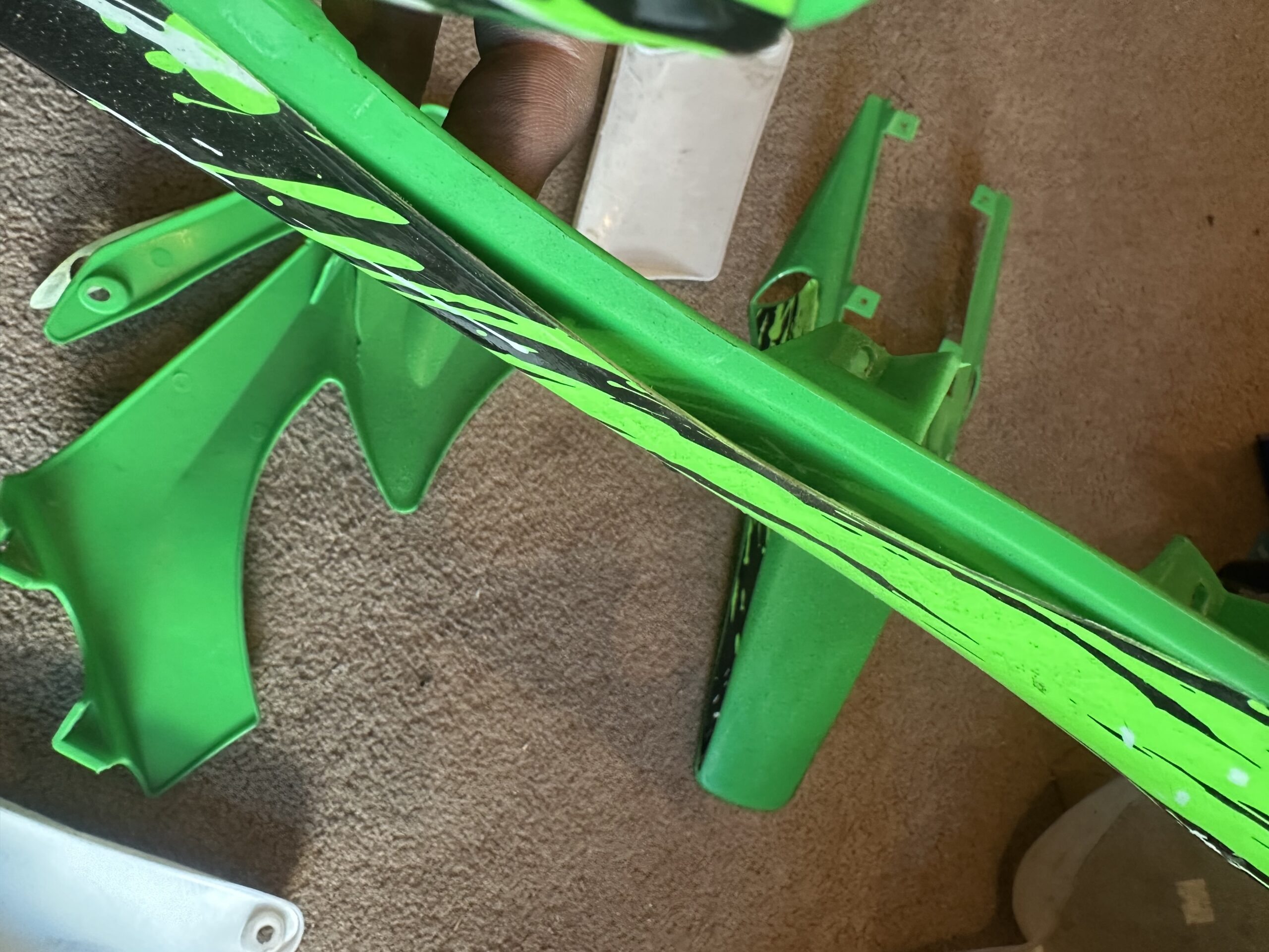 ASSASSIN 110 MK2 PIT BIKE PLASTIC SET IN GREEN NOS (SEE DISCRIPTION) MMPAPBPS - Image 4