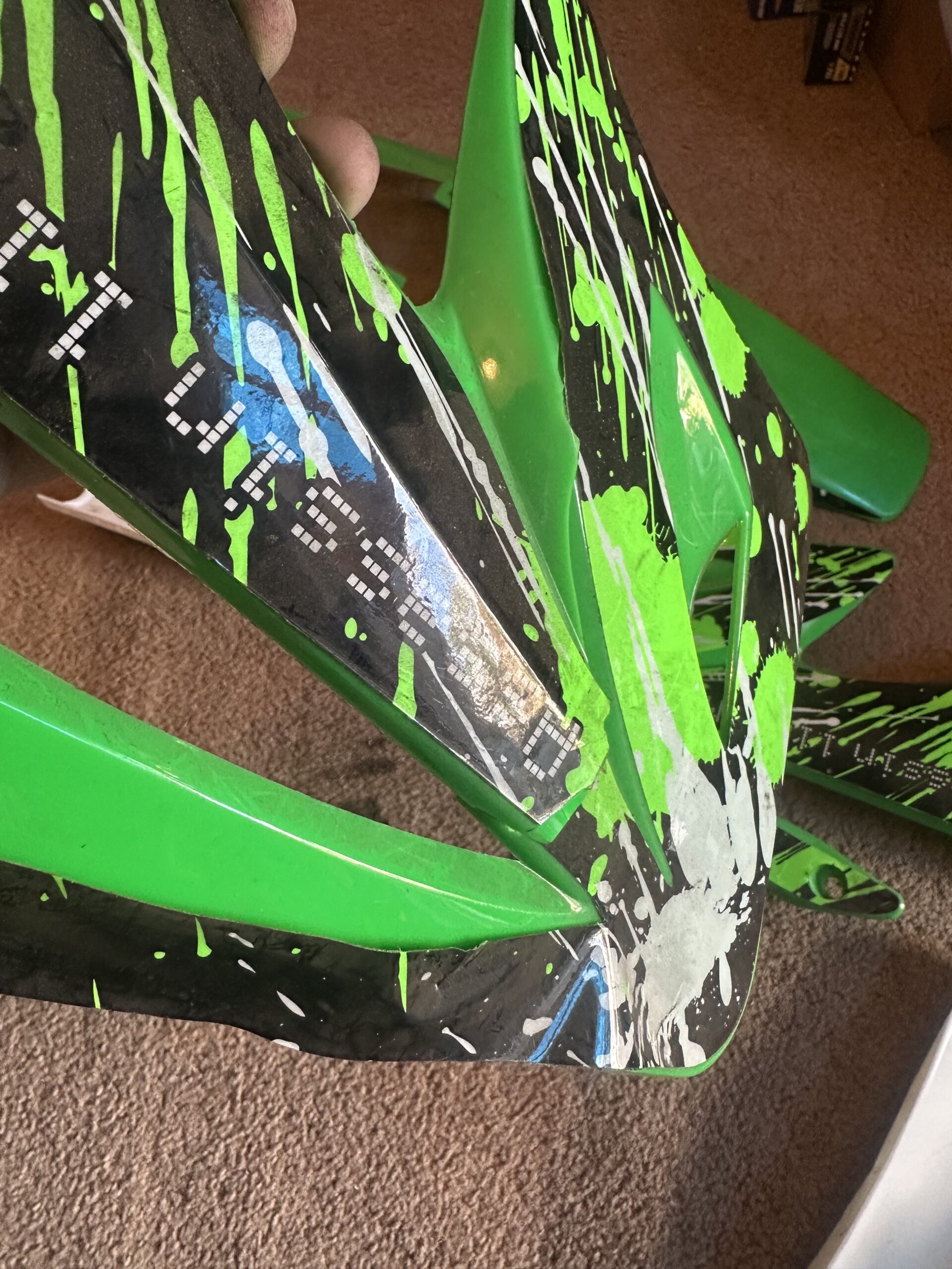 ASSASSIN 110 MK2 PIT BIKE PLASTIC SET IN GREEN NOS (SEE DISCRIPTION) MMPAPBPS - Image 5