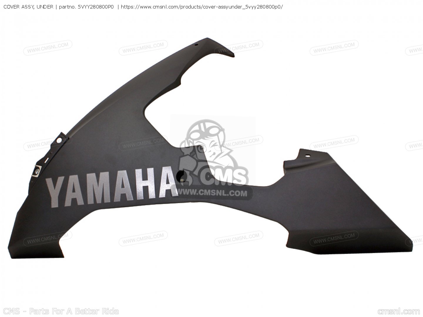 YAMAHA YZF-R1 (2004-05) 5VY MODELS LOWER L/H FAIRING DEEP GREENISH GRAY METALLIC NOS 5VY-Y2808-00-P0 - Image 3