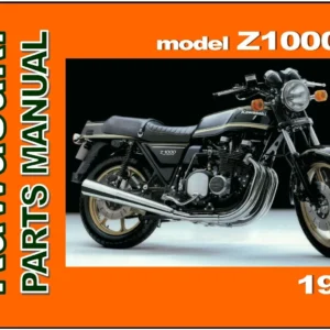 KAWASAKI Parts Manual KZ1000 Z1000 H Injected Fuel Injection 1980 Spares Manual MMPZ1000HPB