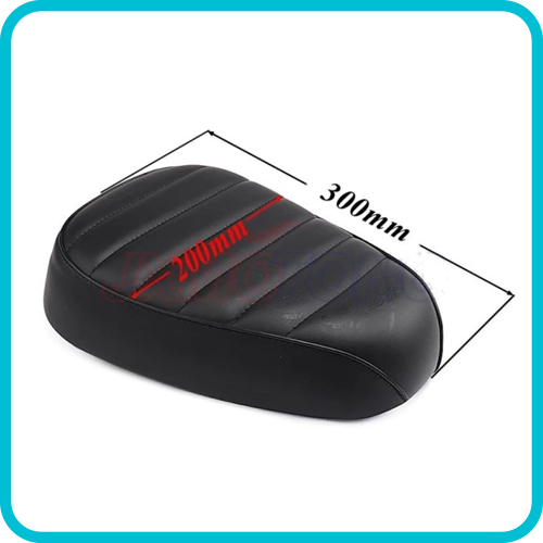 HARLEY HONDA SUZUKI PASSENGER BACKREST CUSHION PAD SYNTHETIC LEATHER MOTORCYCLE SEAT