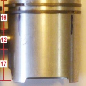 MOTORI MORINI FRANCO ENGINES Morini Gyromat, Convert, Gyrokick, MO1, MO2, MO4 41.6mm PISTON (BUT WITH ONE RING ONLY)