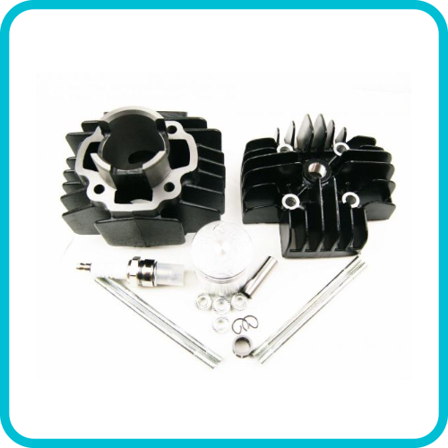 YAMAHA PW QT 50 ALL YEARS CYLINDER KIT 40.00mm STD WITH STUDS & NUTS 4J2-11311-00-00 - Image 2