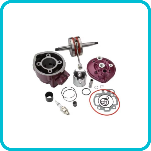 YAMAHA DT50 TZR 50 AM6 MINARELLI 2 STROKE CYLINDER & CRANSHAFT KIT 49mm Bore