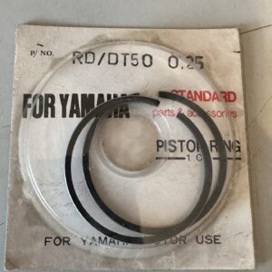 YAMAHA CA50/CV50/CY50/DT50MX/DT50R/FS1/FS1-E/FS1G/FS50/LB50/TY50/YA50 0.25 PISTON RINGS 260-11601-12 TAIWAN