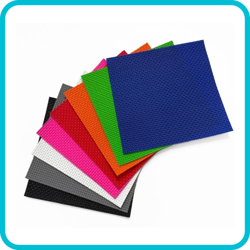 UNIVERSAL GRIPPY WATERPROOF SEAT COVER SAMPLE 87-8701 COLOURS 100mm x 100mm