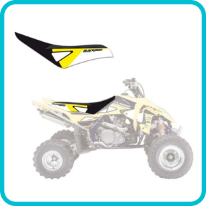 SUZUKI LT-R450 06-09  GRAPHIC BLACKBIRD SEAT COVER