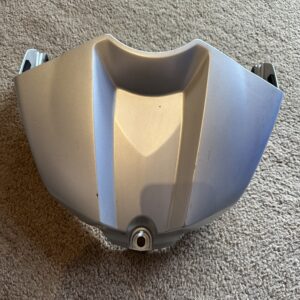 YAMAHA YZF-R1 14B/1KB/2SG (2009-14) FRONT FUEL TANK EXTENSION COVER SILVER PRE-OWNED 14B-2171A-00 SH