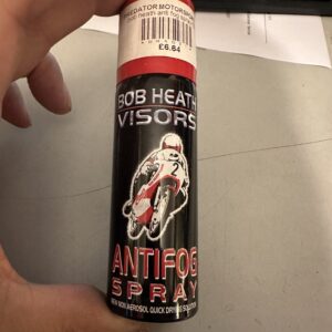 VISOR ANTI FOG SPRAY BY BOB HEATH THE VISOR PEOPLE 50ML 40g SPRAY TIN BHA031
