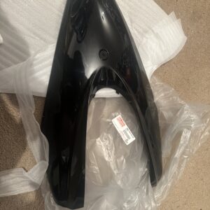 YAMAHA XC125E VITY 1J4/1K4/4P7 (2010-14) FRONT FAIRING PANEL NEW! IN GLOSS BLACK 5WG-F1511-01-P2
