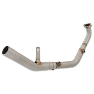 YAMAHA YZF-R125 (2025-26 De-Cat Exhaust Downpipe IN STAINLESS STEEL & LINK PIPE WITH 50.8mm OUTLET FOR UNIVERSAL CANS!