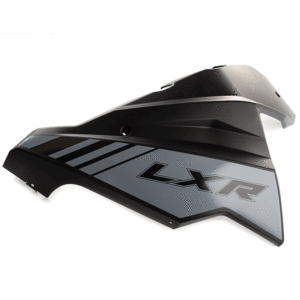 LEXMOTO LXR 125 [SY125-10] L/H LOWER FAIRING PANEL GRAY/BLACK NOS ( HAS DAMAGED LUG OTHERWISE NEW) PNLSL032