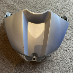 YAMAHA YZF-R1 (2009-14) FUEL TANK FRONT COVER IN SILVER PRE-OWNED 14B-2171A-00-SH