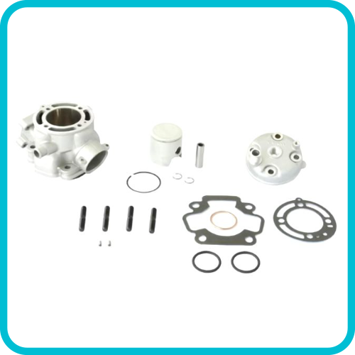 KAWASAKI KX 65 2002-25, CYLINDER FULL KIT 50mm ATHENA P400250100007 80CC BIG BORE, (piston included)