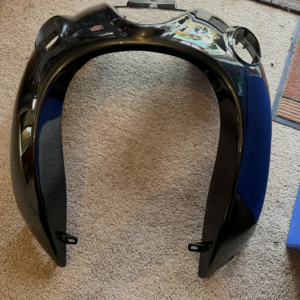 LEXMOTO VALENCIA 50/125cc FRONT BODYWORK FAIRING PANEL NEW IN GLOSS BLACK MMPLVFBP
