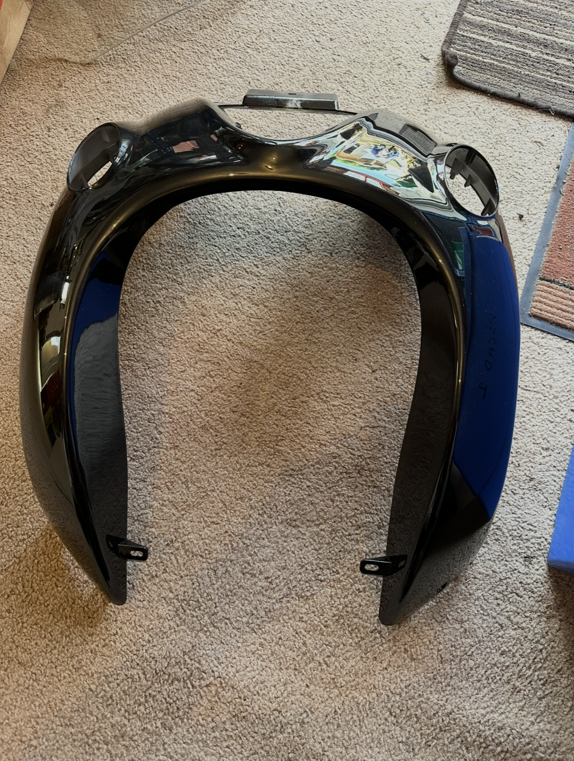 LEXMOTO VALENCIA 50/125cc FRONT BODYWORK FAIRING PANEL NEW IN GLOSS BLACK MMPLVFBP