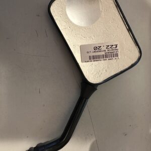 MIRROR UNIVERSAL L/H 10MM WITH FRONT REFLECTOR OBLONG BLACK WITH BLIND SPOT MIRROR BUILT IN NOS LK10MMUNIM