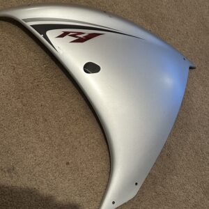YAMAHA YZF-R1 14BC (2010) L/H FAIRING PANEL IN SILVER (PRE-OWNED) 14-BY283U-E0