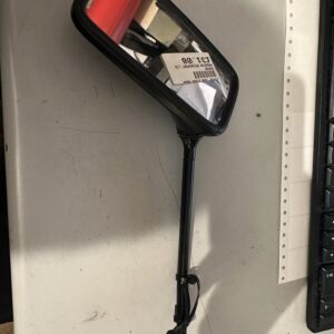 HONDA CB125 TWIN ETC L/H MIRROR OBLONG BLACK CHROME NOS 10MM MMP580400