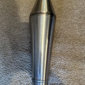 UNIVERSAL SHORT CONE SILENCER SKIN INLET 60mm LENGH 400mm ( SEE SPEC IN DISCRIPTION) MMPUNISILSK