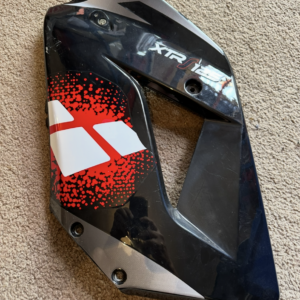 LEXMOTO XTRS125 L/H LOWER FAIRING PANEL IN BLACK PRE-OWNED PNLSLL097B