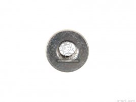 YAMAHA FOOTREST BRACKET TO FOOTPEG PIVOT ALLEN BOLTS LOCKING NUT (No68) M6 FLANGED NOS GENUINE FITS 3631 MODELS 95604-06200 (EACH)