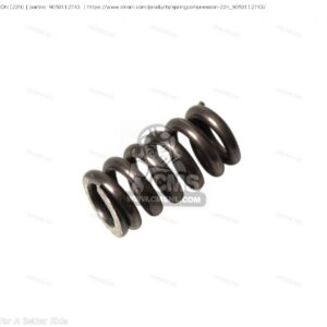 YAMAHA FOOTREST FLIP UP LOCKING COMPRESS SPRING (No64) NOS GENUINE FITS 3631 MODELS 9050112743